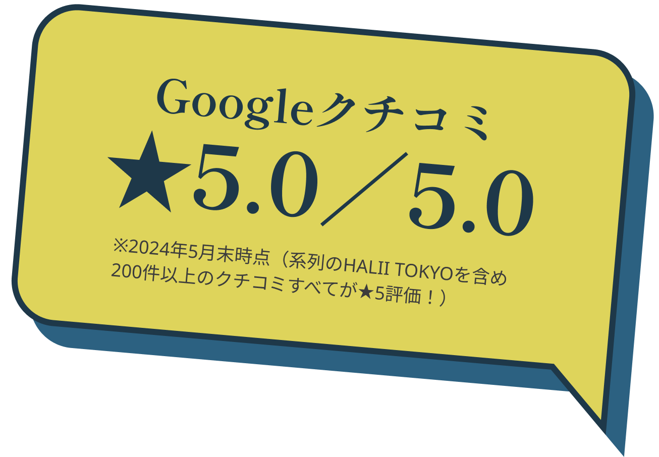 googleクチコミ5.0